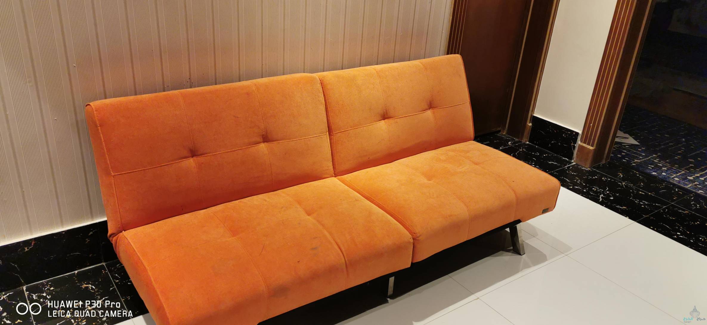 اريكة تتحول سرير جوده عاليه 