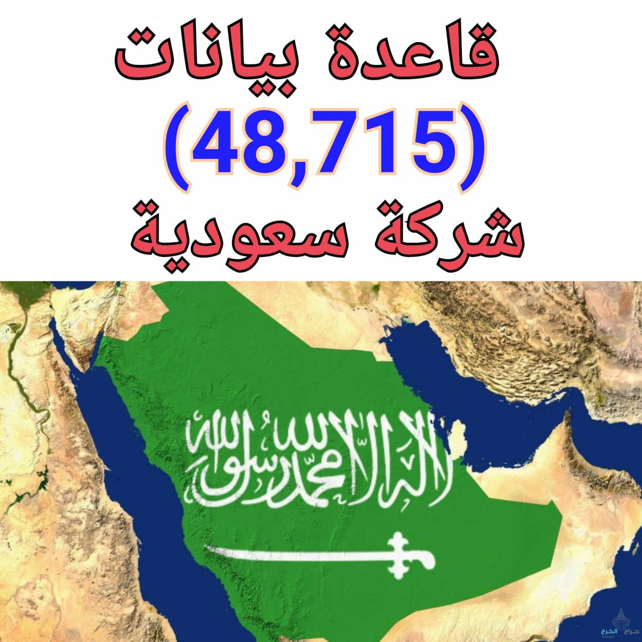 قاعدة بيانات ( 48,715 ) شركة سعودية