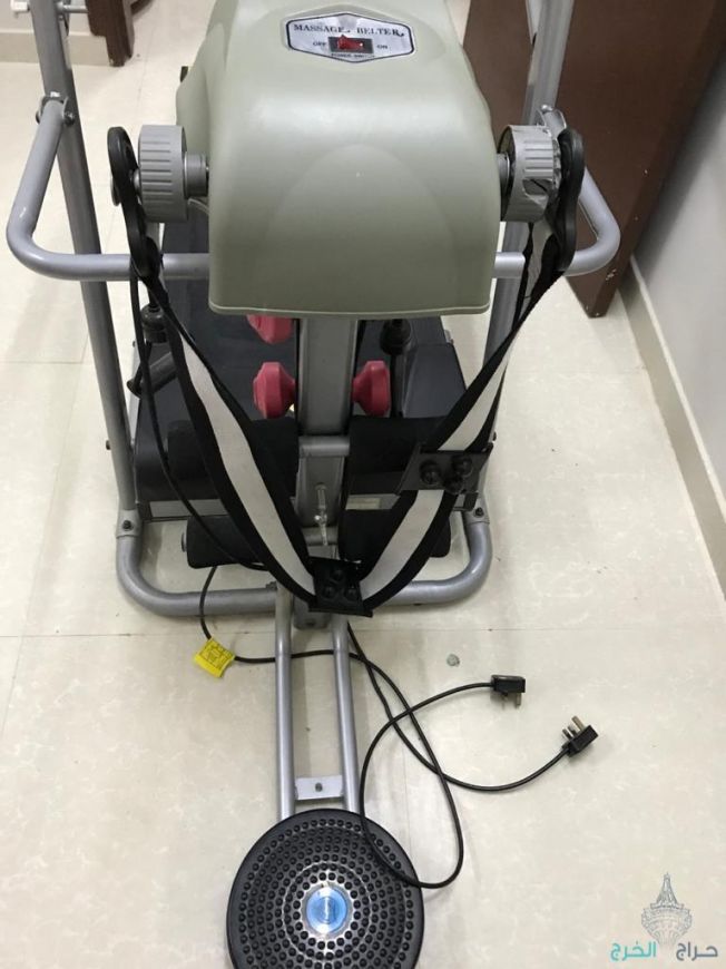 Health care جهاز سير كهربائي مع أثقال وقرص دوار وجهاز مساچ
