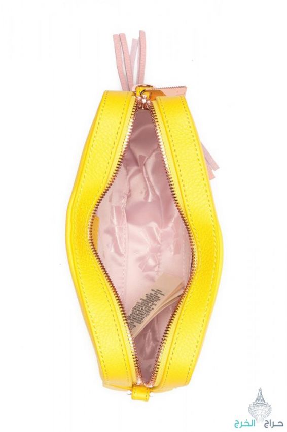حقيبة تيد بيكر Yellow Salia Tassel Leather Crossbody