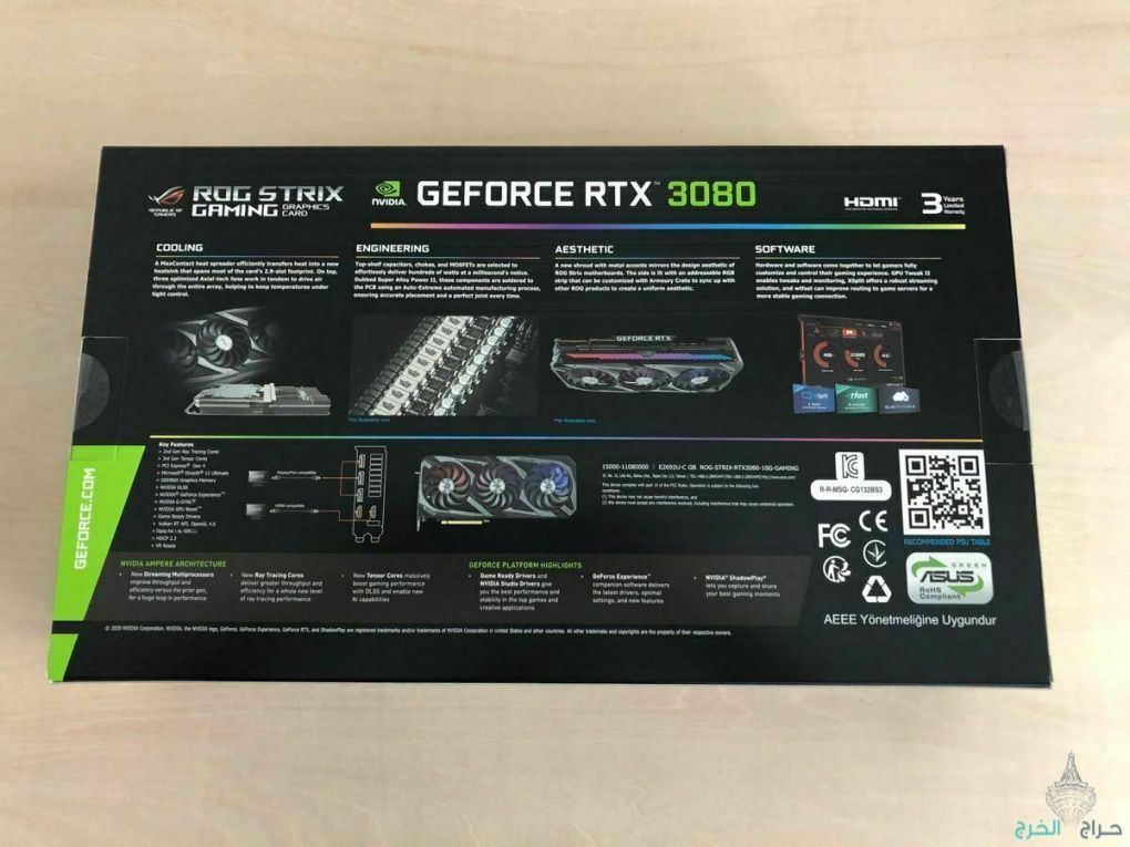 ASUS ROG Strix NVIDIA GeForce RTX 3080 Edition Gaming Graphics Card