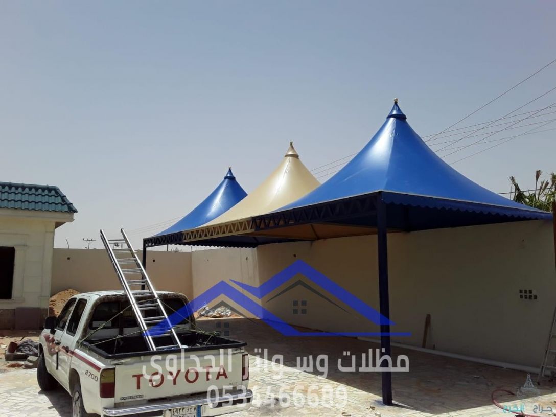 تنفيذ مظلات مواقف سيارات في الشرقية , 0534466689