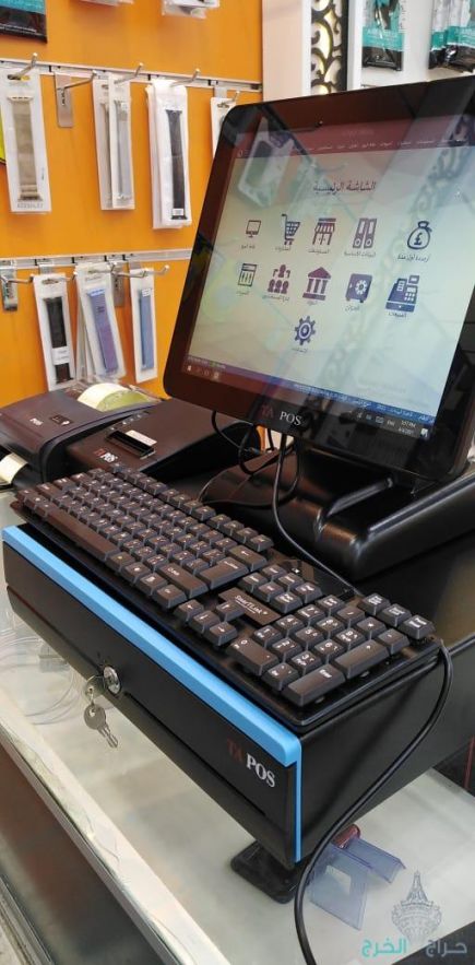 جهاز كاشير لمس كامله للمطاعم والكوفي شوب يدعم الفاتورة الالكترونية point of sale for restaurants
