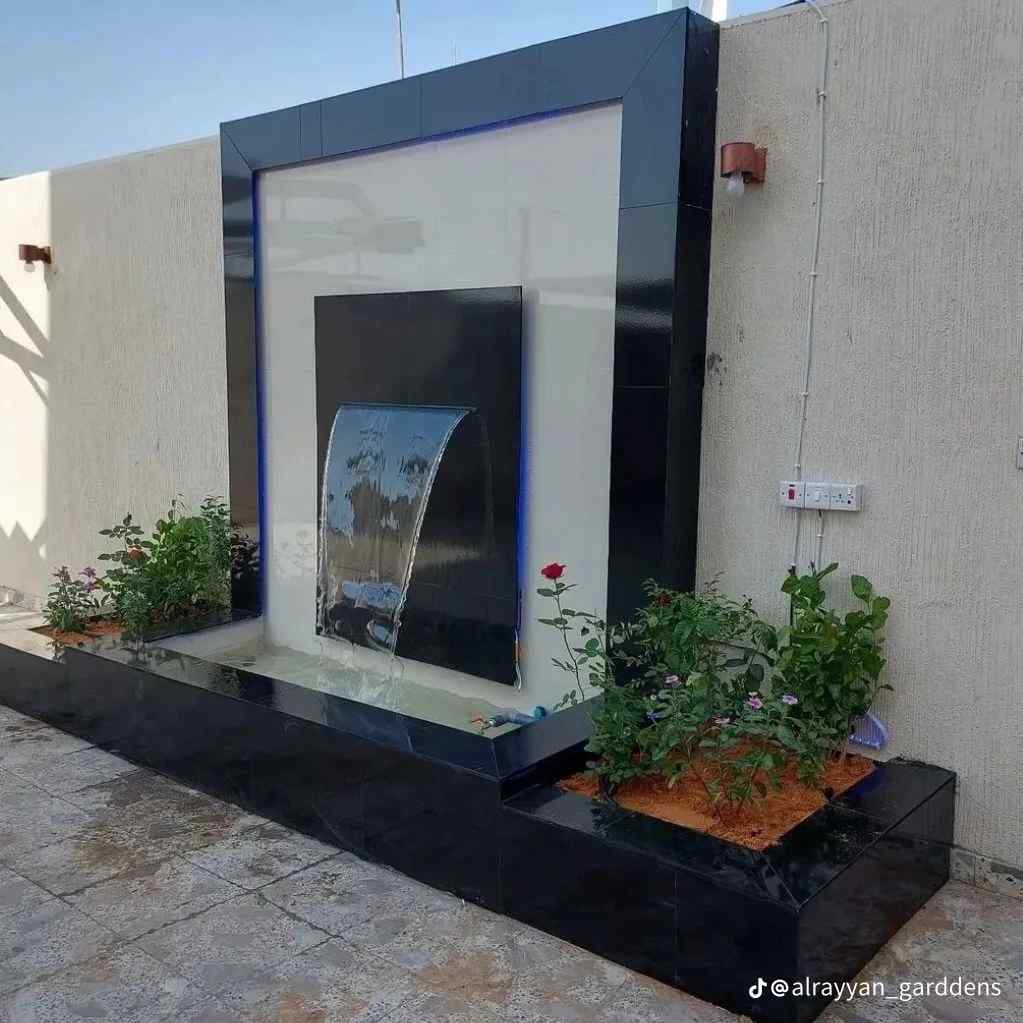 تنسيق حدائق شلالات