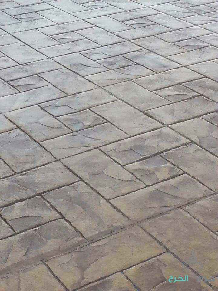 صبة مطبوعة شغل ديكورات خرسانية مطبوعة ميزانية