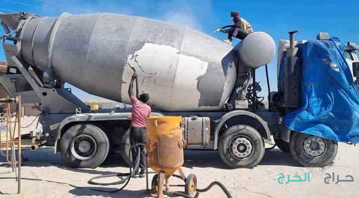 تخشين الخرسانه والاعمده تنظيف الحجر بالرمال