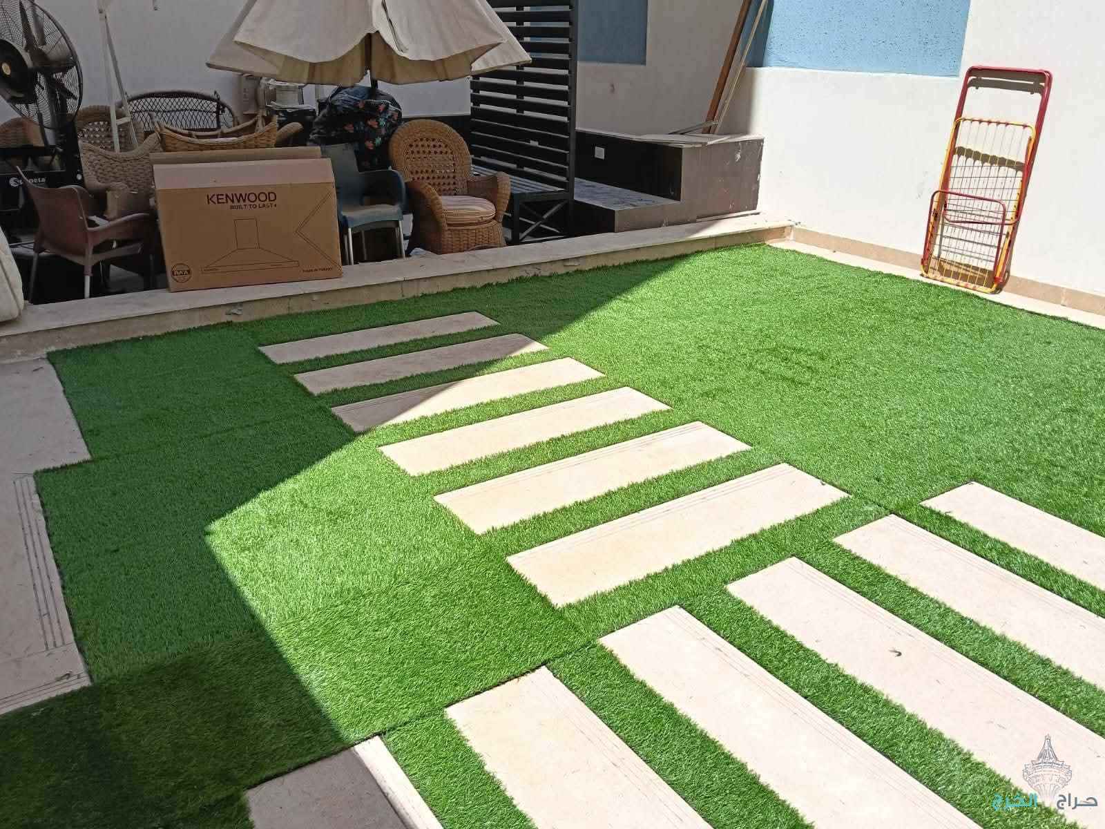 فني عشب حدايق صطوح فني منزلي 