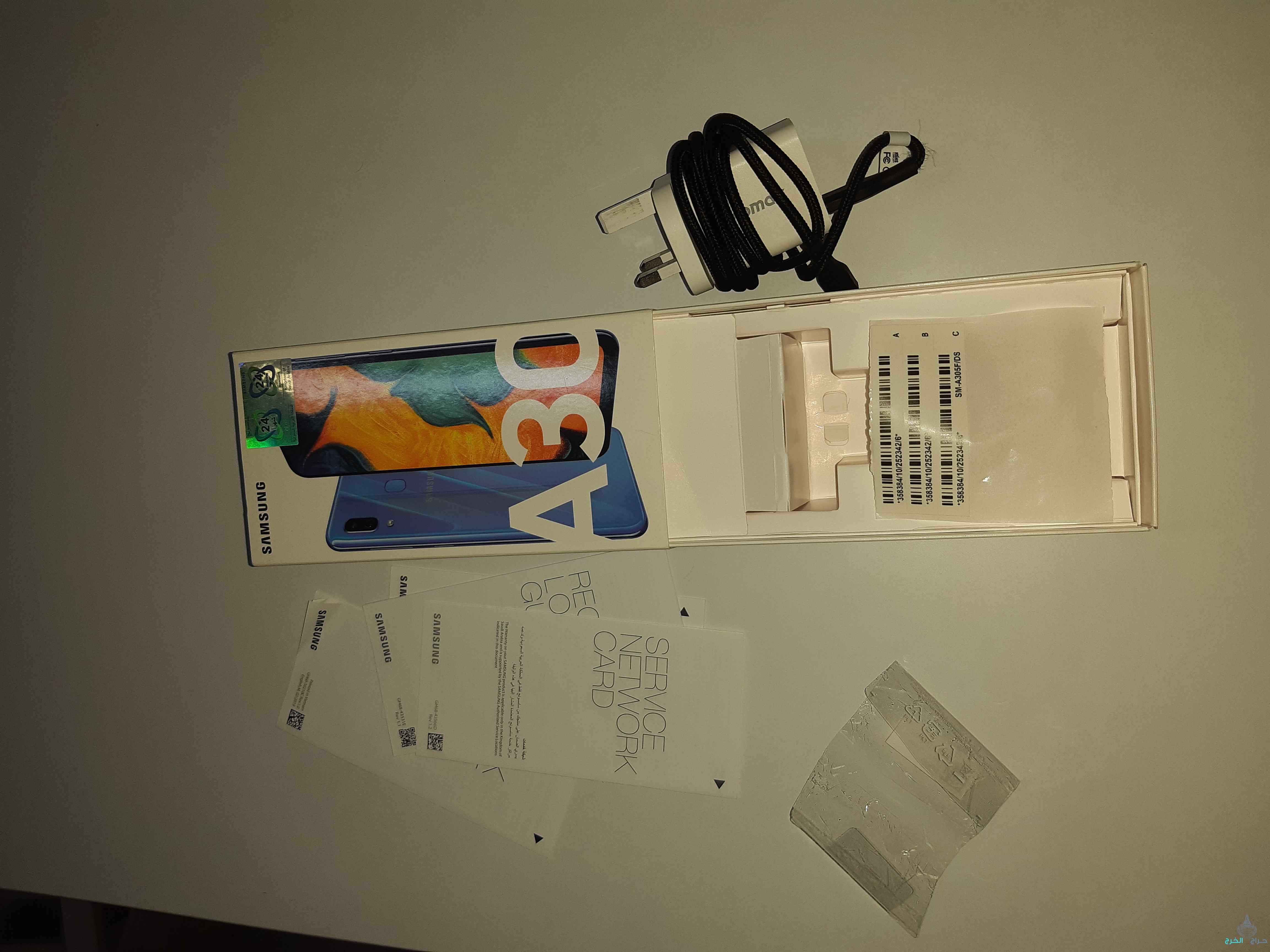 للبيع جوال سامسونج A30 مستعمل نظيف 
