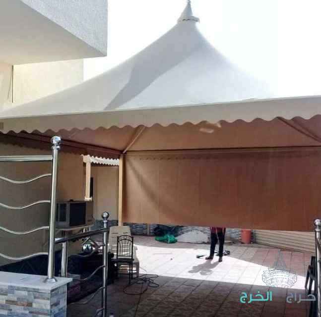 مظلا سواتر وجميع اعمال الحداده 