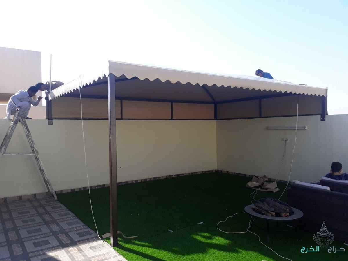 مظلا سواتر وجميع اعمال الحداده 