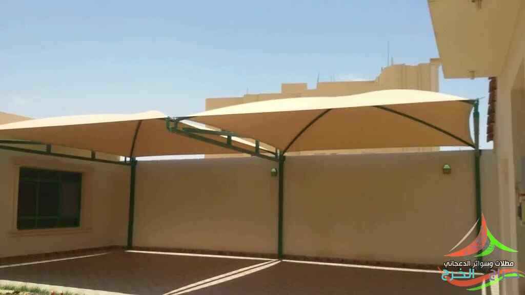 مظلا سواتر وجميع اعمال الحداده 