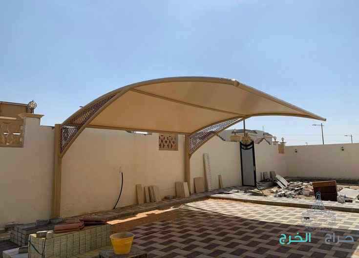 مظلا سواتر وجميع اعمال الحداده 