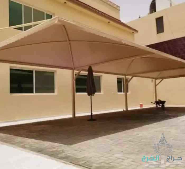 مظلات وسواتر هناجر برجولات بيوت شعر وجميع اعمال الحداده 
