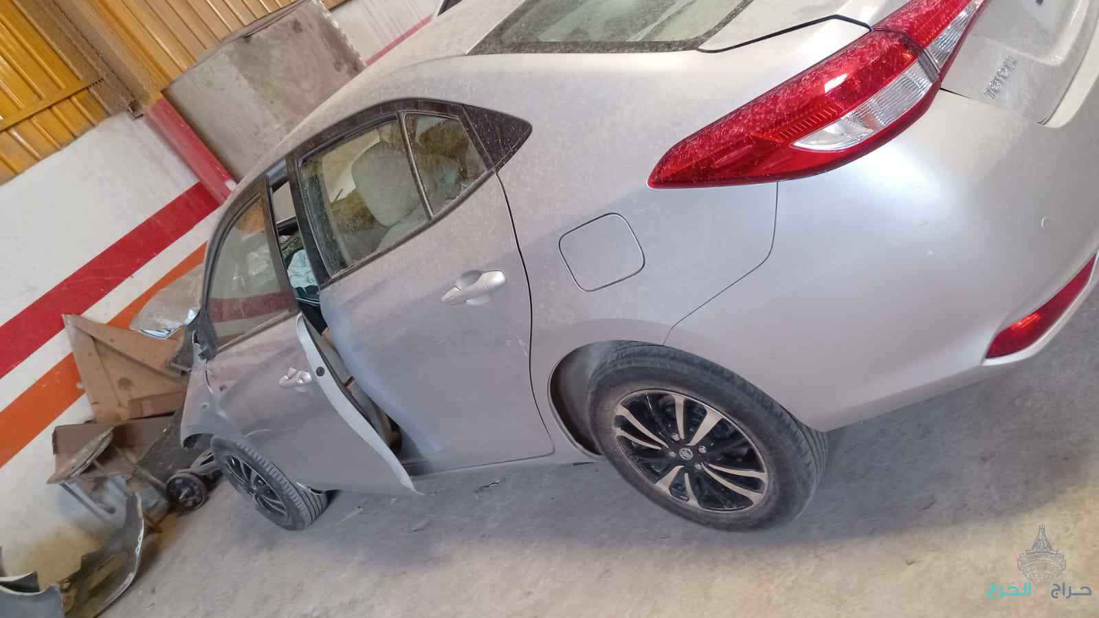 يارس 2019 مصدوم سياره 