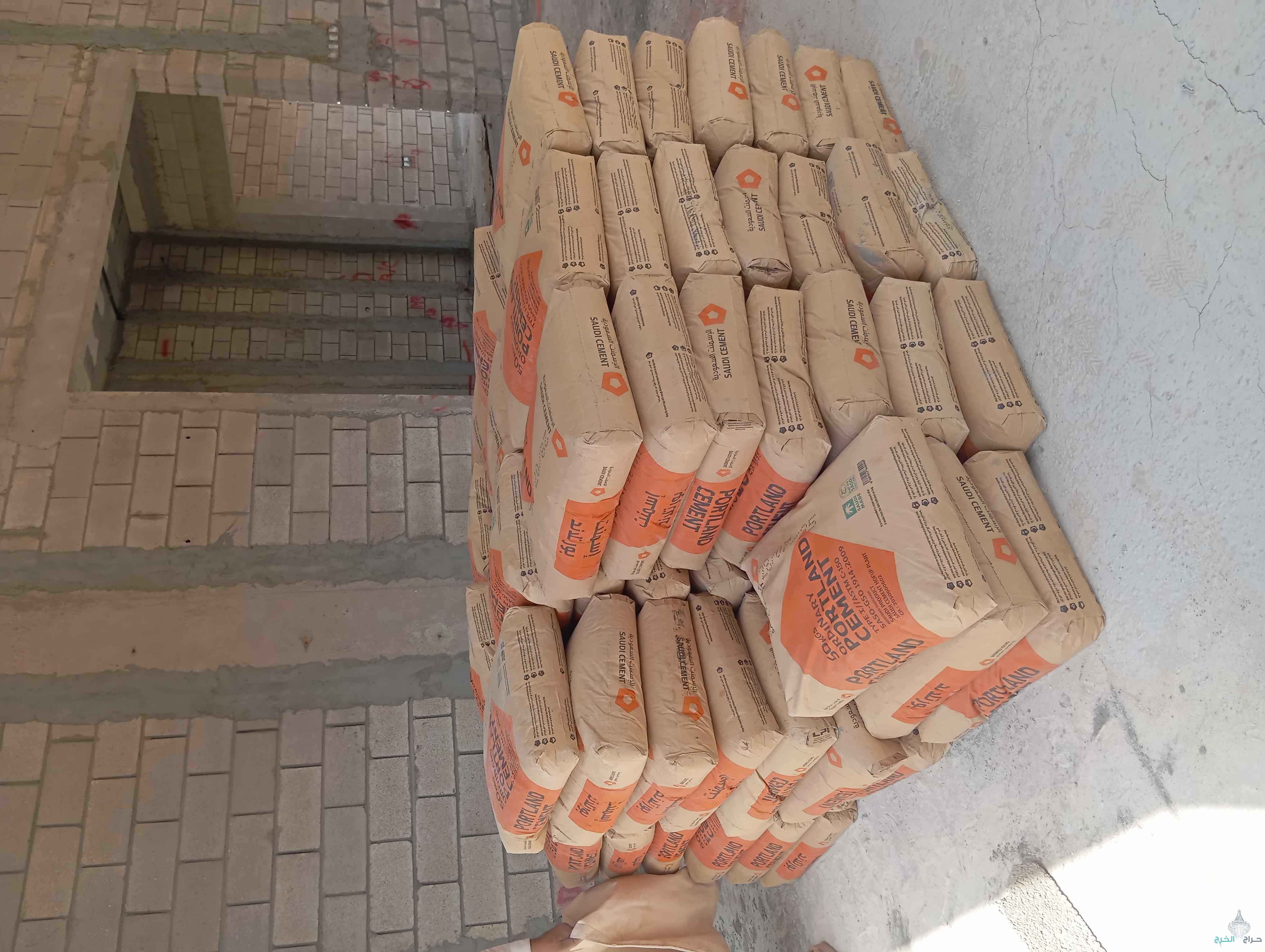 مبسط مواد بناء أسمنت رمل بلك بلاط 