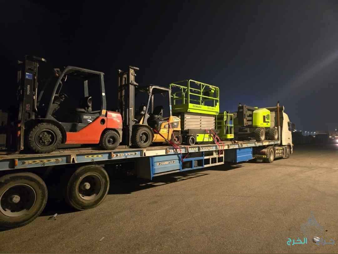 معدات رافعات للايجار الشهري واليومي