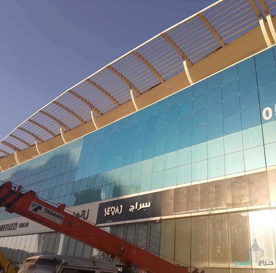 تنظيف واجهات زجاجيه مع الكلادنك
