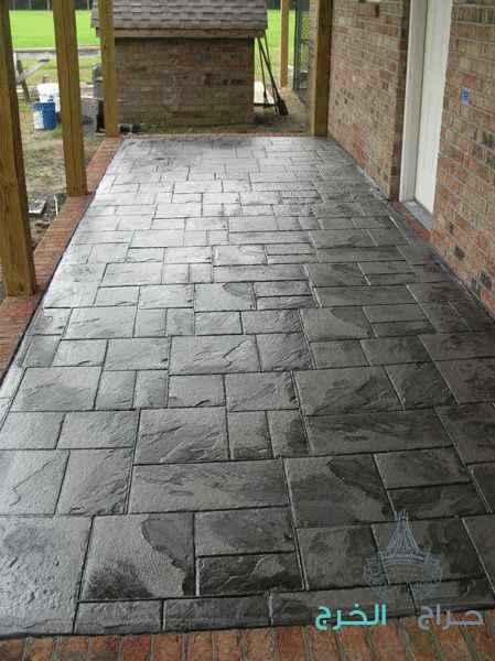 stamped concrete