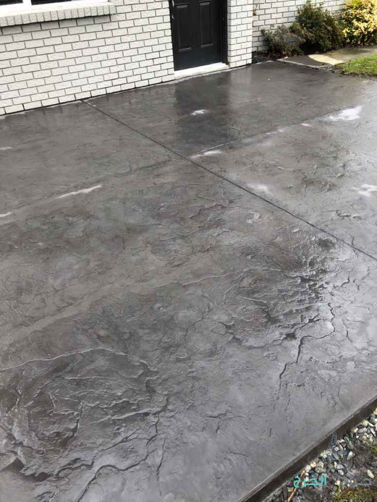 stamped concrete