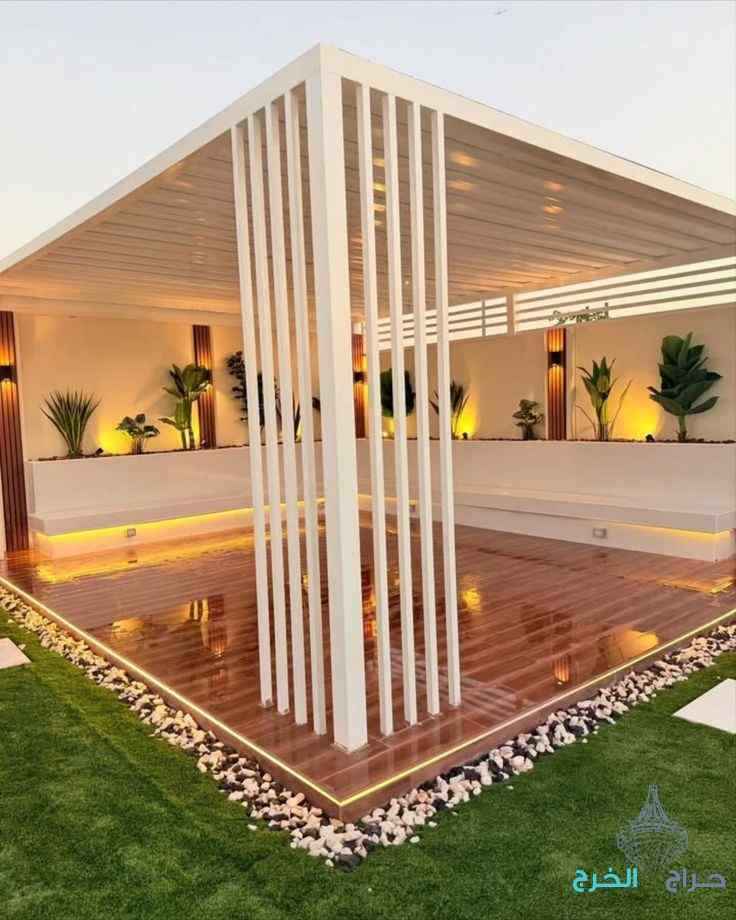 مضلات داخلية جلسات مواقف سيارات خارجية 