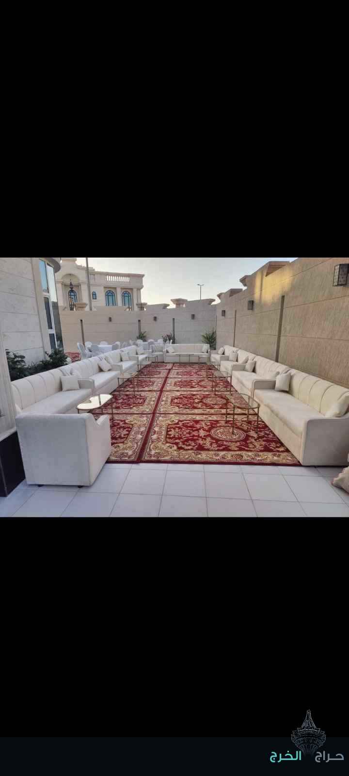 حفلات مناسبات الدمام تاجير جلسات شعبيه جلسات مغربي تاجير كراسي وطاولات طعام وجميع مستلزمات الحفلات 