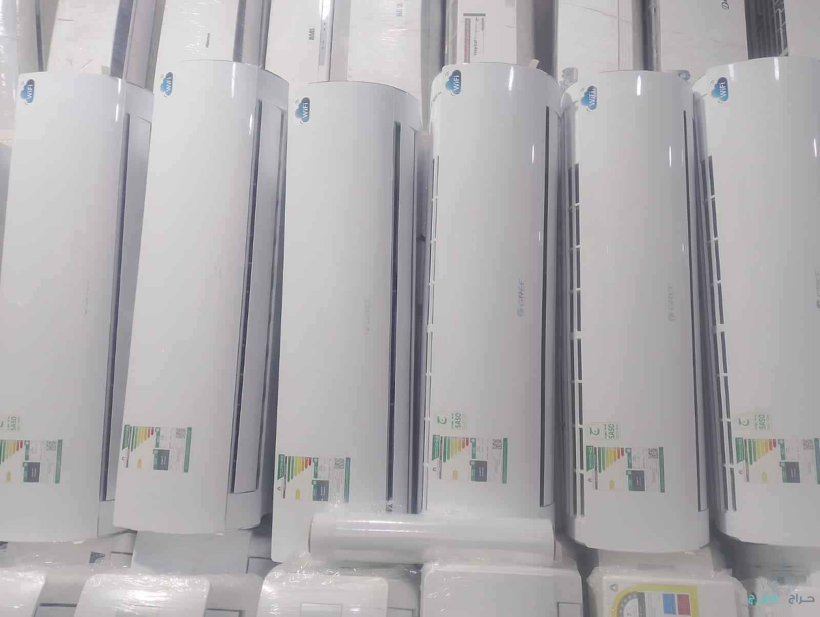 مكيفات سبليت ودولابي ومخفي موفرة للطاقة 