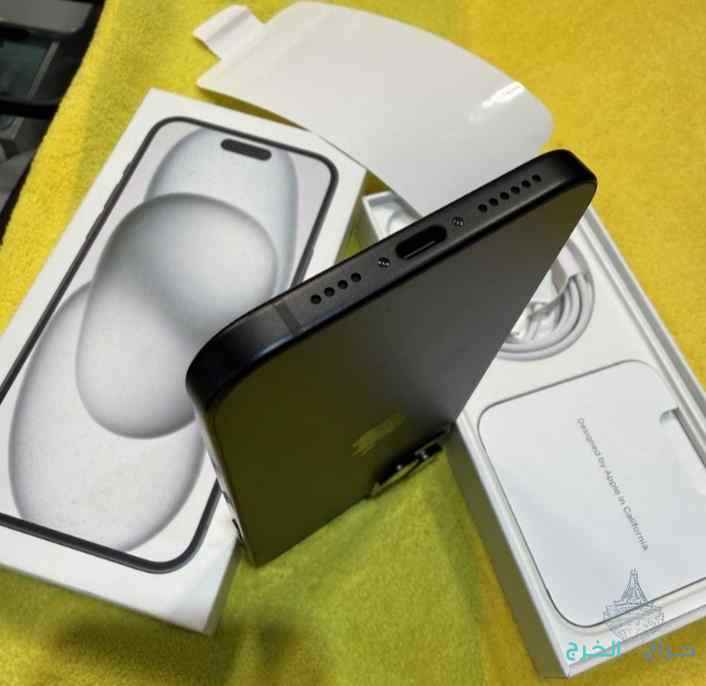 ايفون 15بلس 128 جيجا معفي من الضريبة بمصر