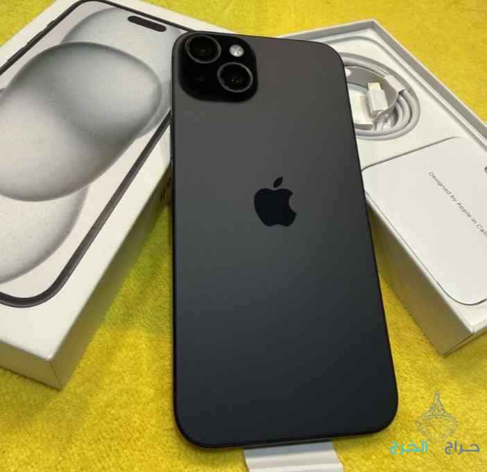 ايفون 15بلس 128 جيجا معفي من الضريبة بمصر