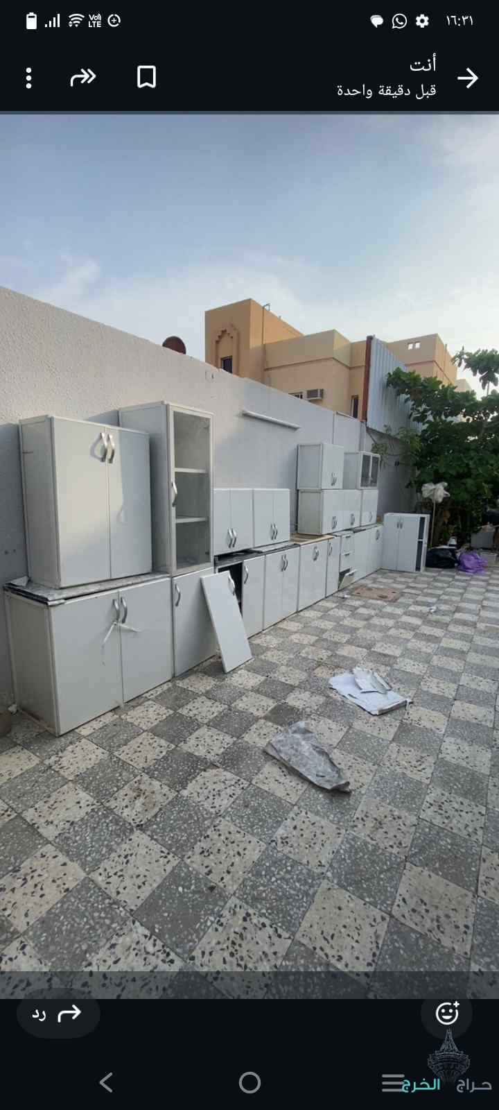 مطبخ ٨متر نضيف شبه الجديد 