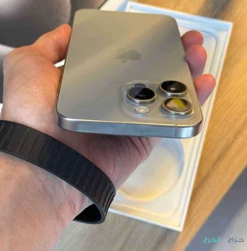 ايفون 15 برو ماكس 256 جيجا معفي من الضريبة المصرية