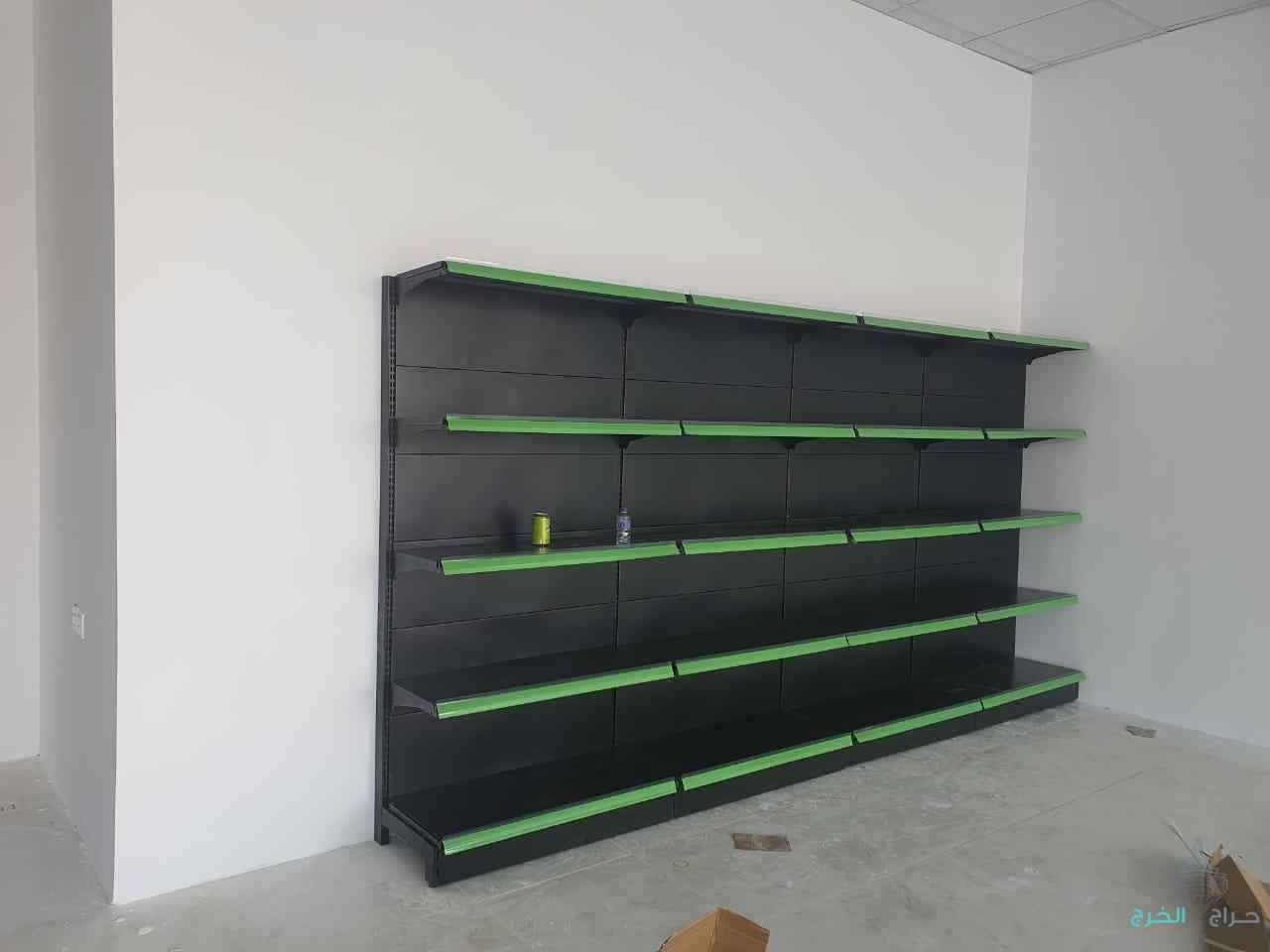 رفوف ارفف محلات تجاريه رفوف مستودعات رفوف تخزين منزليه ارفف بقاله