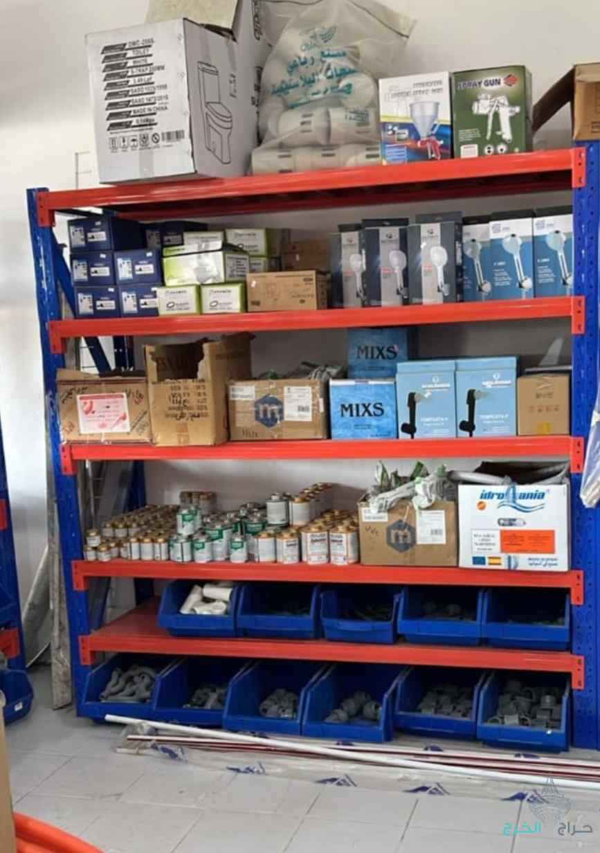رفوف ارفف محلات تجاريه رفوف مستودعات رفوف تخزين منزليه ارفف بقاله
