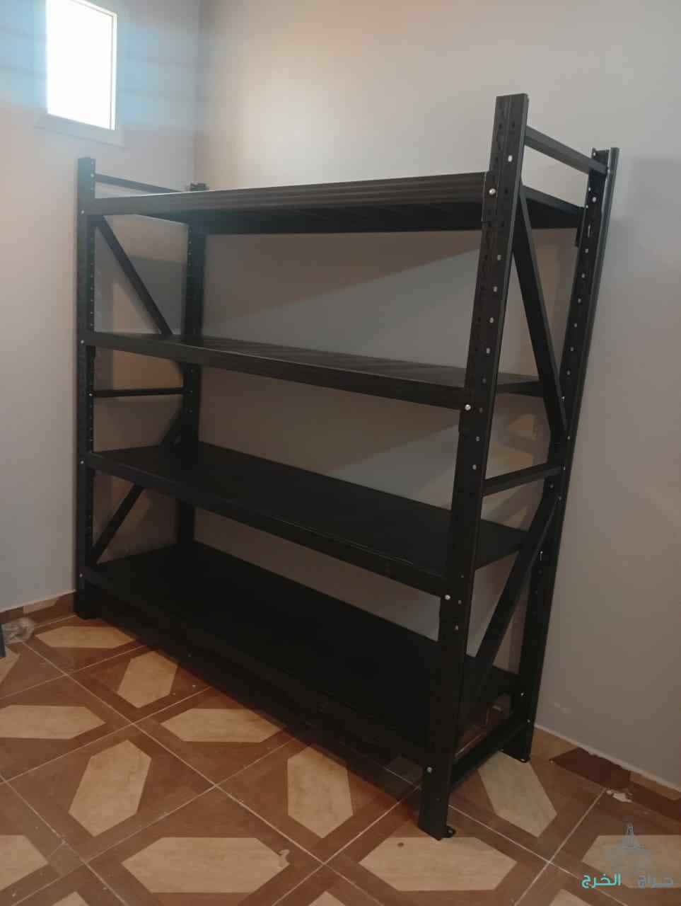 رفوف ارفف محلات تجاريه رفوف مستودعات رفوف تخزين منزليه ارفف بقاله