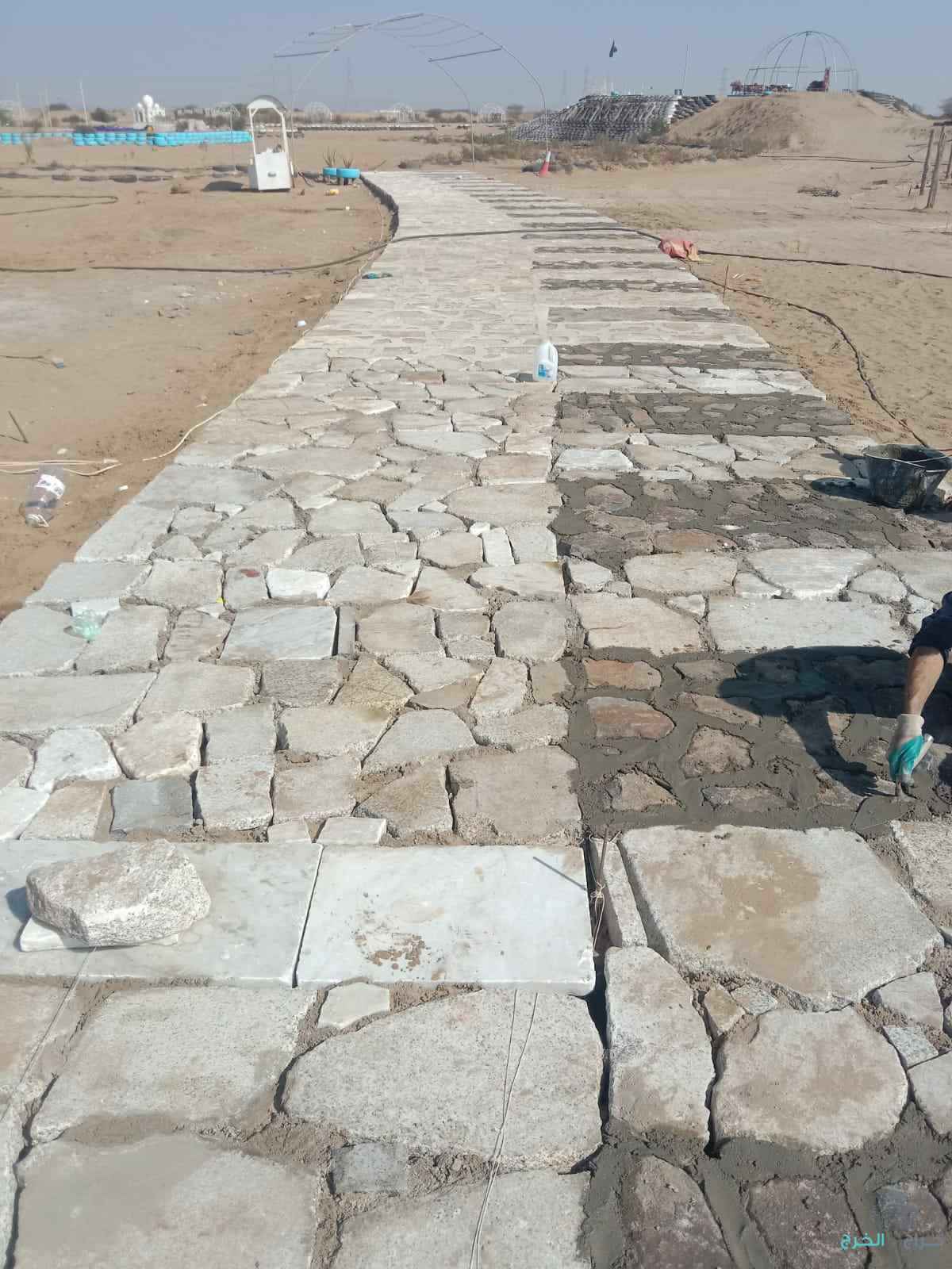 اشغال تدبيش الحجر 