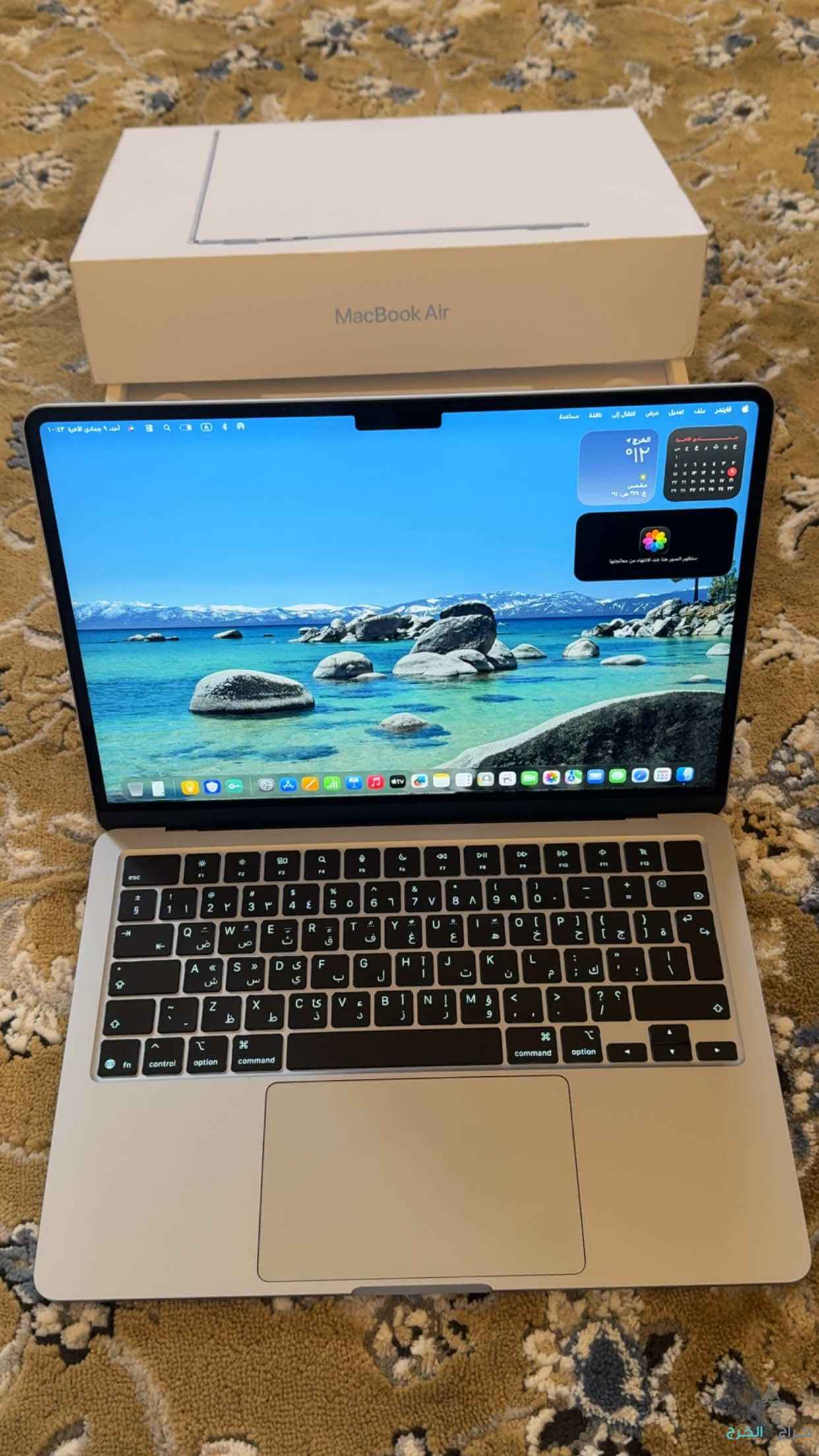 ابل ماك بوك اير M4 ازرق 