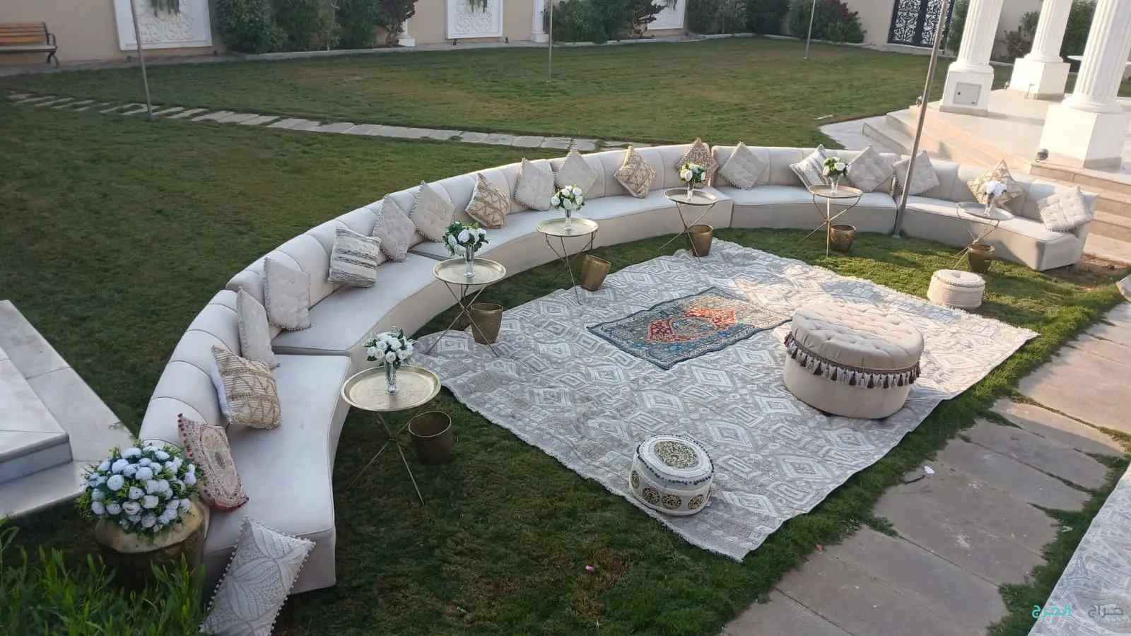 تأجير خيم شعبيه خيم اوروبيه جلسات مغربيه كنب مستطيل كنب داري 