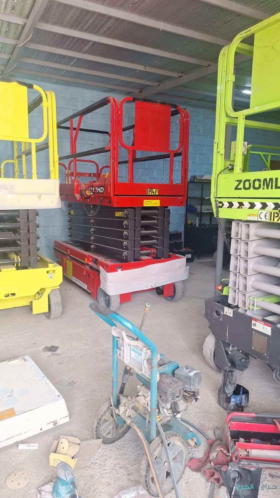 سيزر لفت 16متر14متر12متر كهرباء للايجار