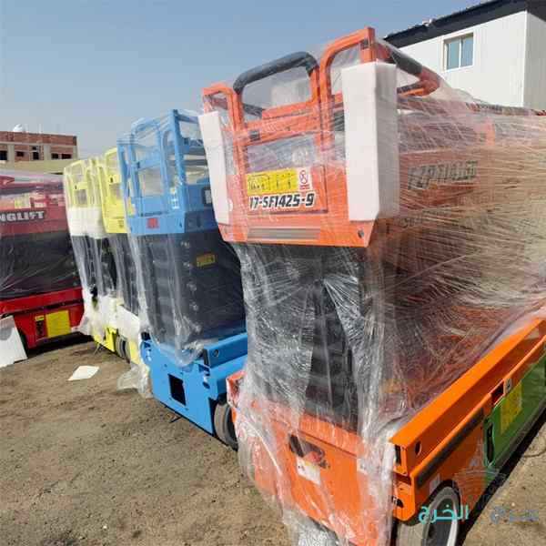 سيزر لفت 10متر12متر14متر16متر كهرباء للايجار 