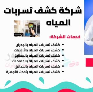 كشف تسربات المياه 