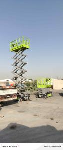 scissors lfet manlift for rent سيزرلفت مانلفت ايجار شهري يومي جميع مقاسات 