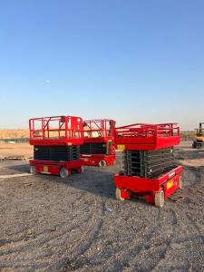 سيزر لفت 16متر14متر12متر كهرباء للايجار